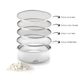 Tamis à 4 Mailles Interchangeables 20cm en Inox - Lacor 68340